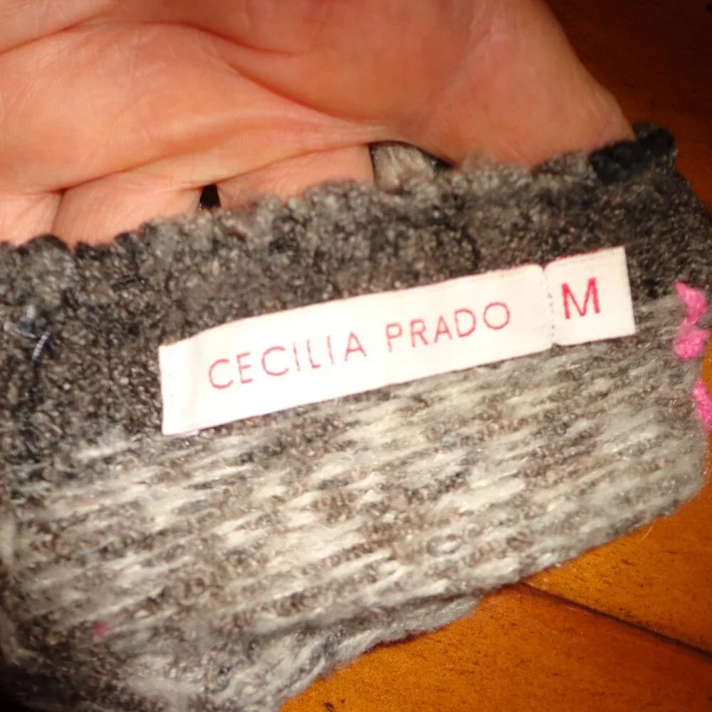 Anthropologie DYANI ARM WARMERS by Cecilia Prado Grey Multi Knit O/S